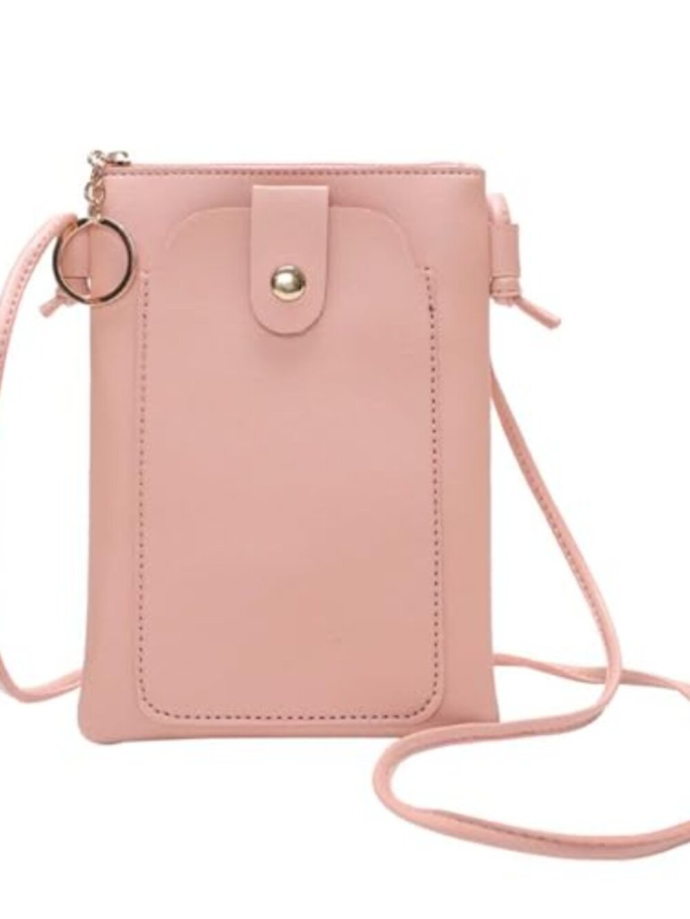 PU Leather Women's Crossbody Phone Purse Small Solid Cross Body Bag